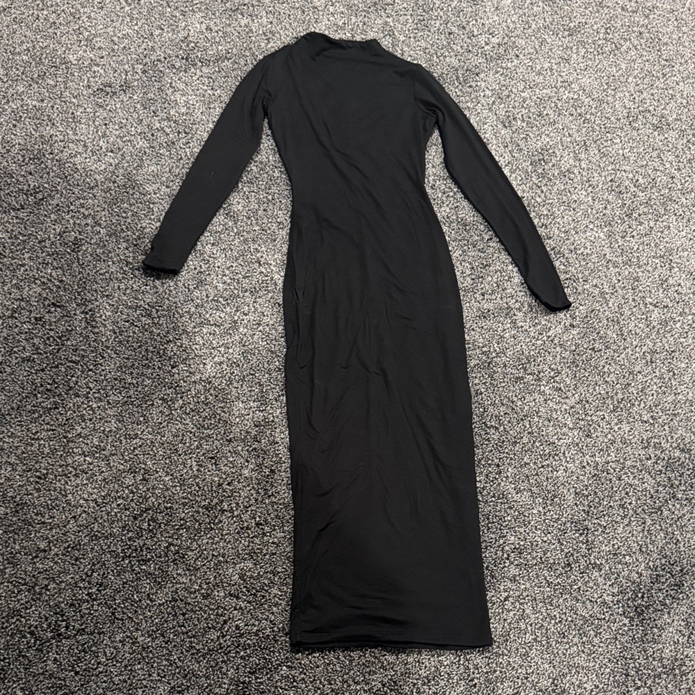 Nordstrom Black Long Sleeve Dress
